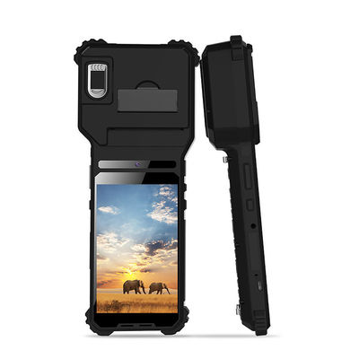 6000mAH Handheld Biometric Device Tablet FAP10 Portable Fingerprint Scanner Slim Printer