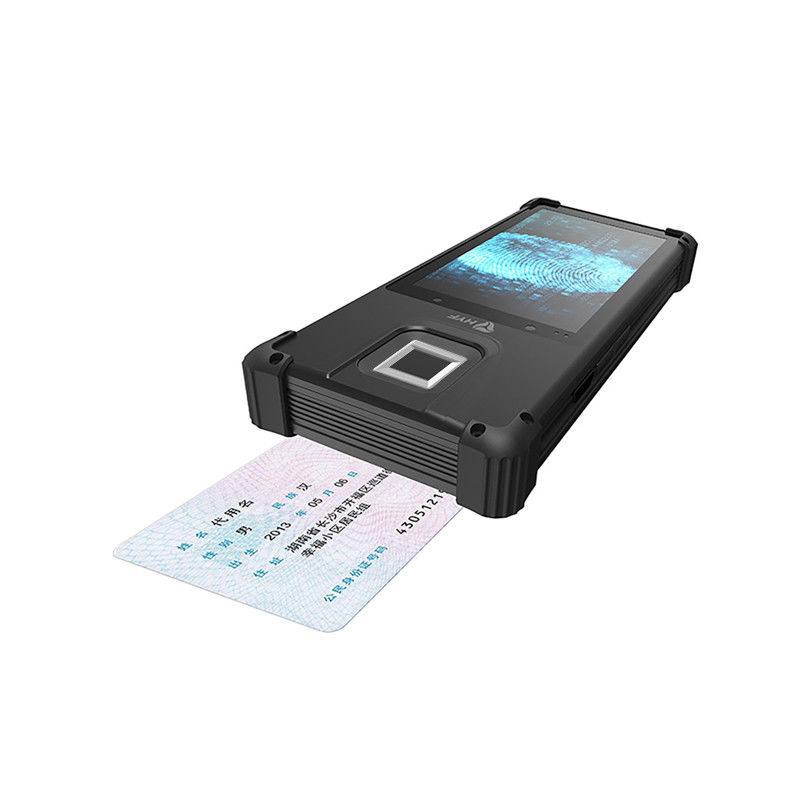 buy Handheld Long Distance Barcode Scanner Mobile Card Reader NFC Fingerprint Identify Biometric online manufacturer