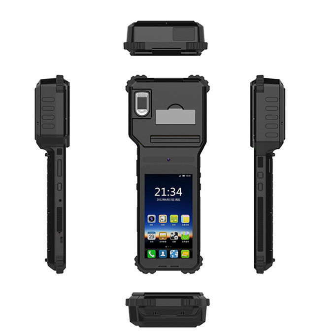 6000mAH Handheld Biometric Device Tablet FAP10 Portable Fingerprint Scanner Slim Printer 1