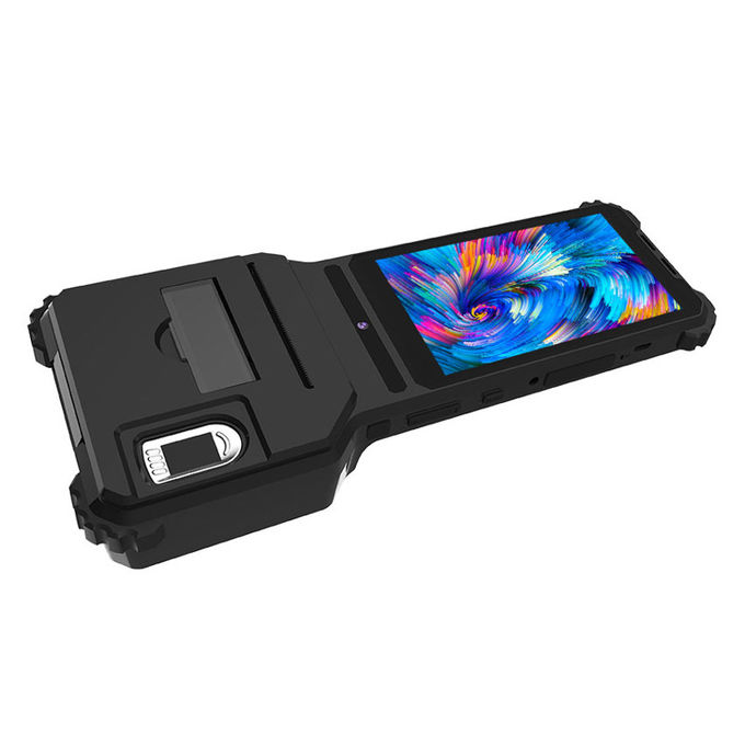 6000mAH Handheld Biometric Device Tablet FAP10 Portable Fingerprint Scanner Slim Printer 0