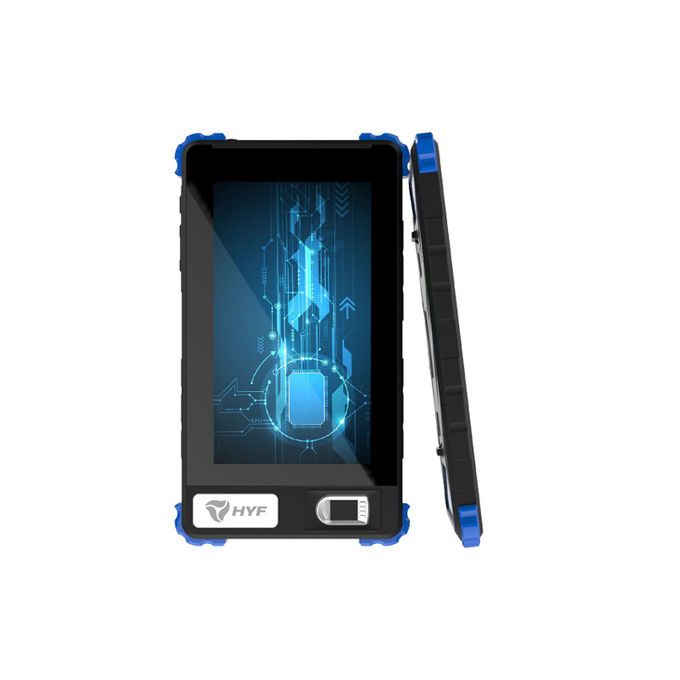 Slim Handheld Biometric Device Rugged Tablet PC Terminal 7 Inch 4000mAH 1