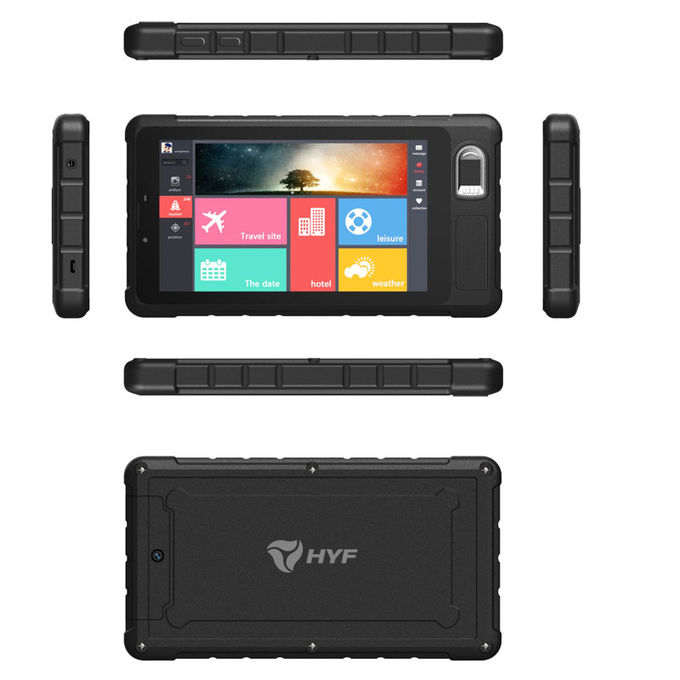 4G Handheld Biometric Device Tablet PC 7 Inch  IP65 NFC 1