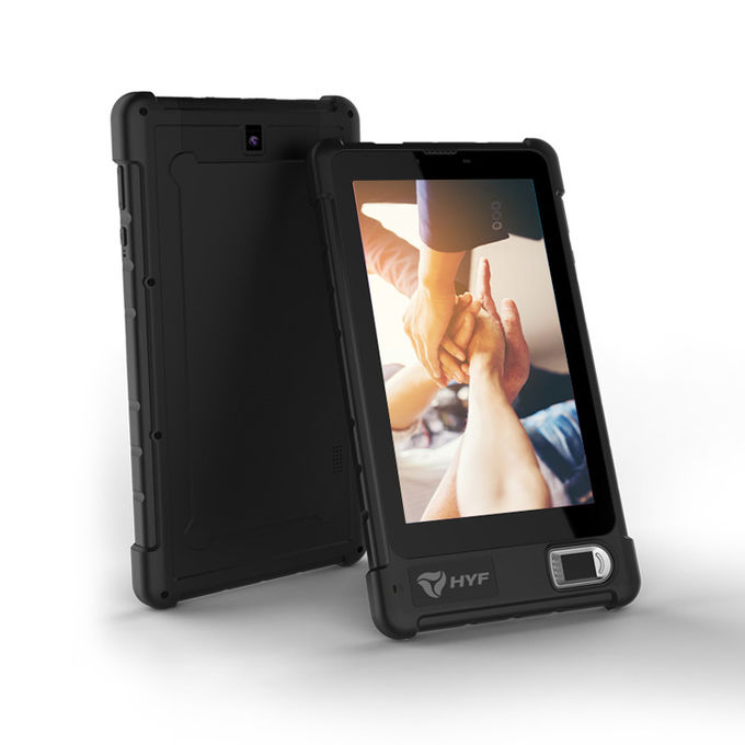 800*1280 IPS All In One Biometric Device Android Tablet NFC Handheld Fingerprint Scanner 0