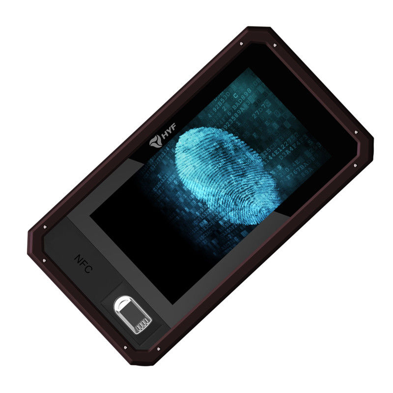IP65 Portable Fingerprint Scanner Rugged Android Devices Police Station Identification