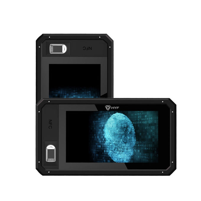 Biometric Rugged Tablet PC IP65 Fingerprint Handheld Terminal Identification For Security 0