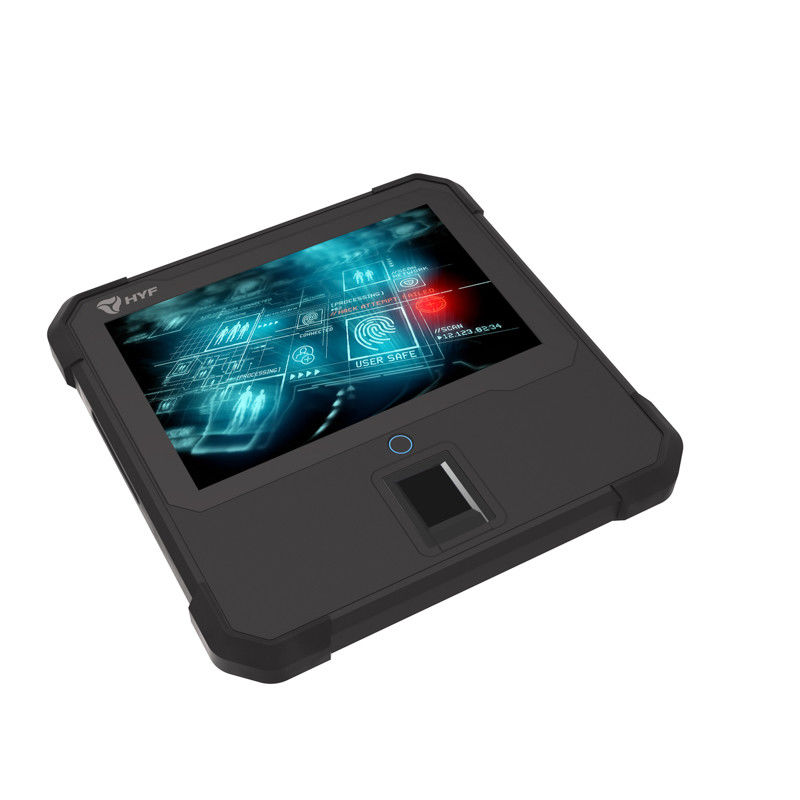 SDK 8 Inch Black Mobile Android Tablet Biometric Fingerprint For Travel
